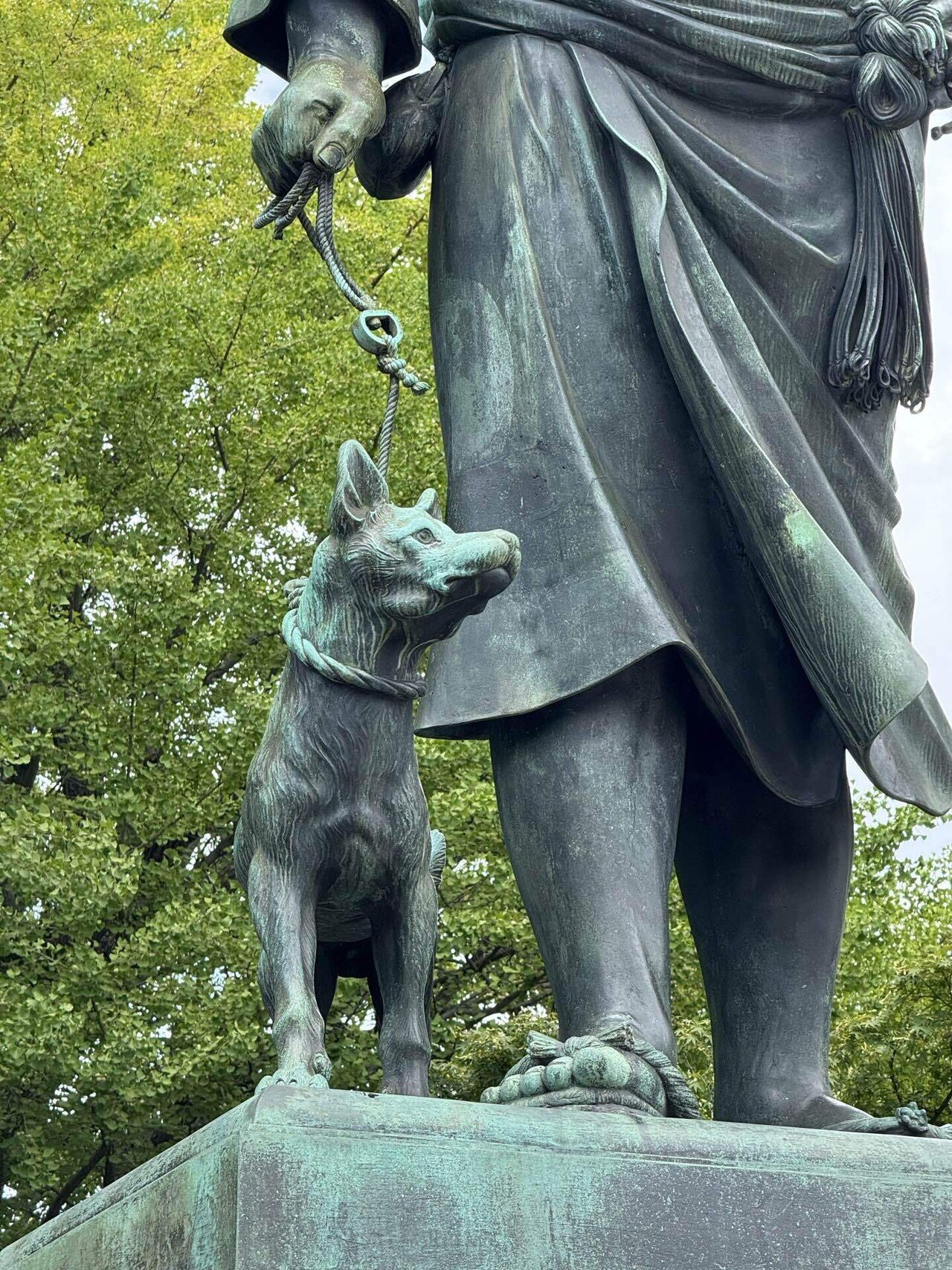 西郷隆盛　武士風陶器人形　犬付き　 隆盛の全長約17センチ 51UFCVAwi9L._AC_SY200_QL15_.jpg