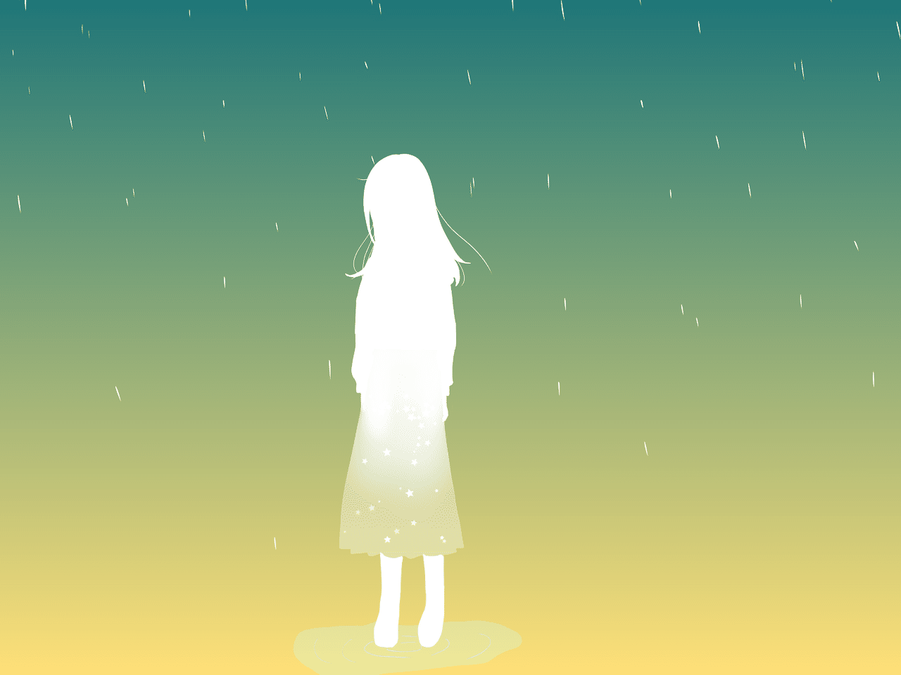 イラスト 孤独な雨に 優しい眼差しを Mado Note