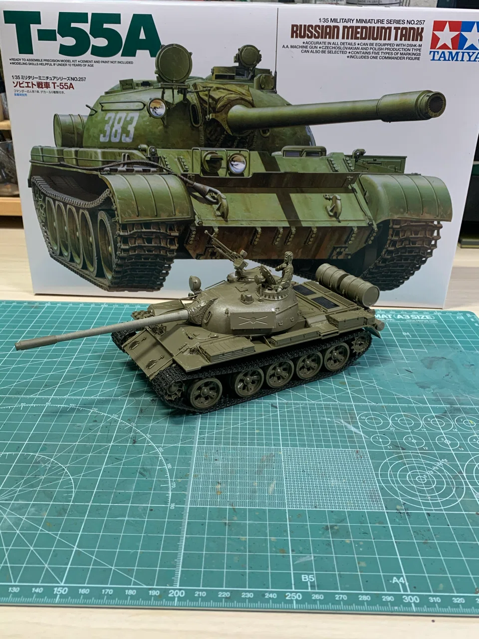 タミヤ T55 製作記｜杉さん