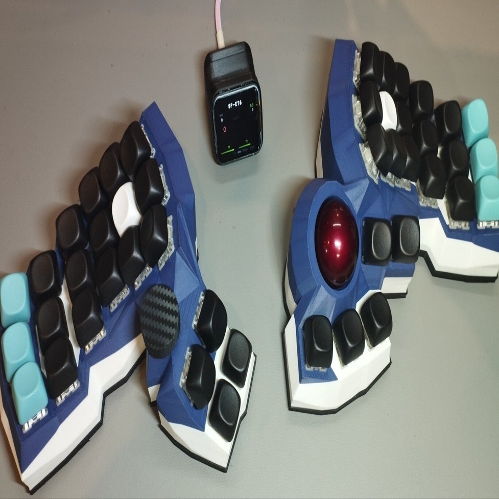 続・ZMKでトラックボール付き3Dキーボードを作った話｜なゆ