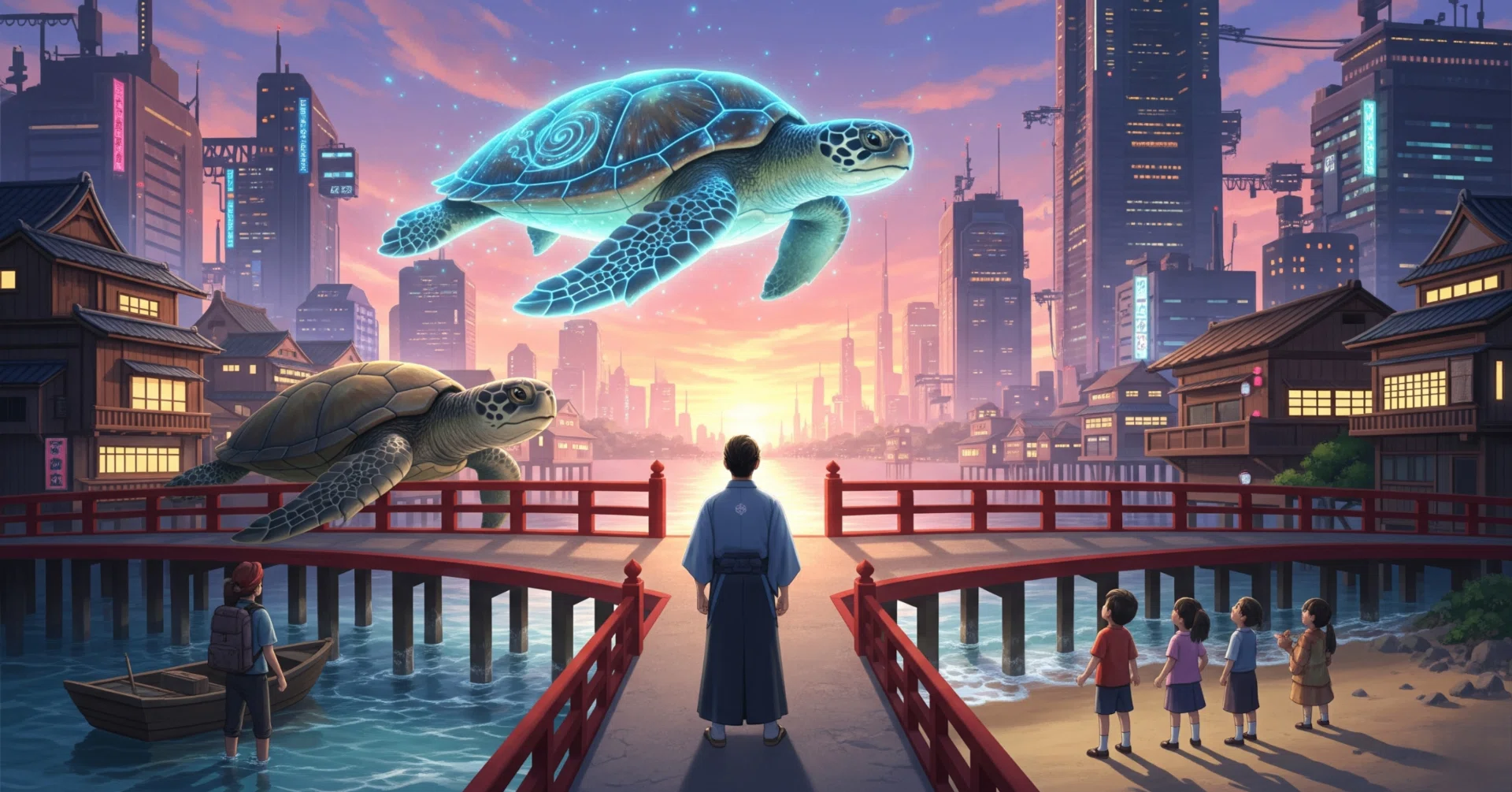 続・AIと自由研究】浦島太郎はゲームだった？Mermaidで作る昔話