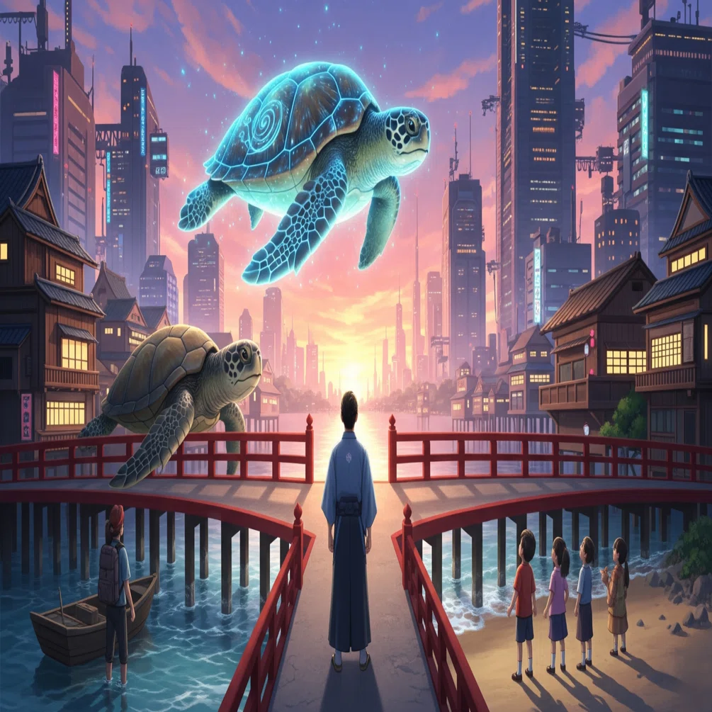 続・AIと自由研究】浦島太郎はゲームだった？Mermaidで作る昔話