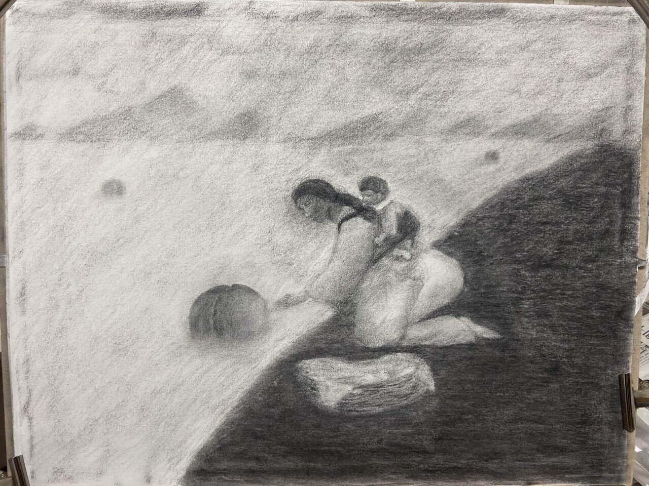 藝大受験記｜今週の振り返り 8/18–8/24】10分デッサンと自由課題——流す