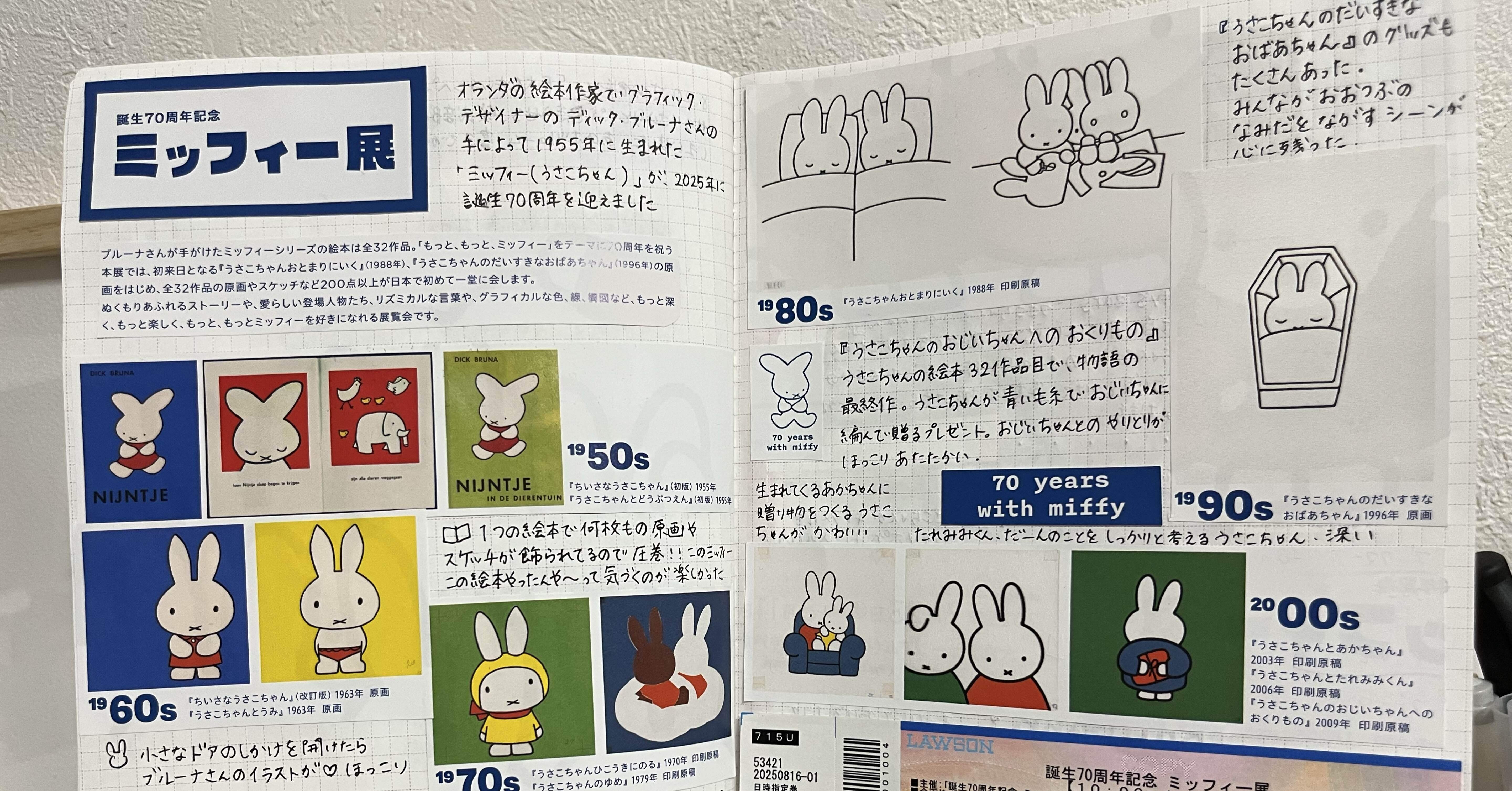 誕生70周年記念ミッフィー展 購入品紹介とスキのまとめ｜うさこさん
