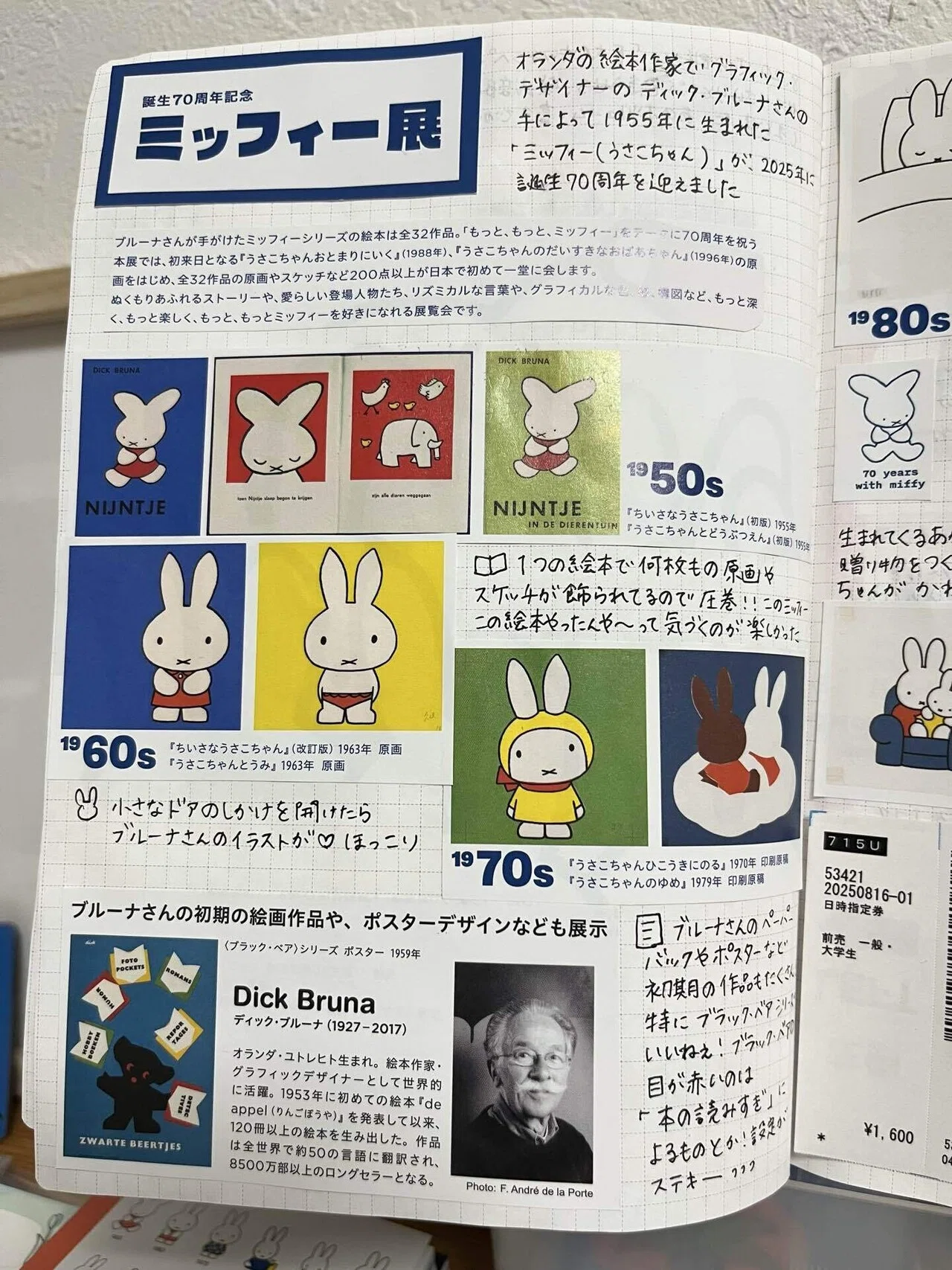 美品✳︎はな一会 創流70周年記念版 70th Anniversary Miffy Exhibition: Purchases and Summary of