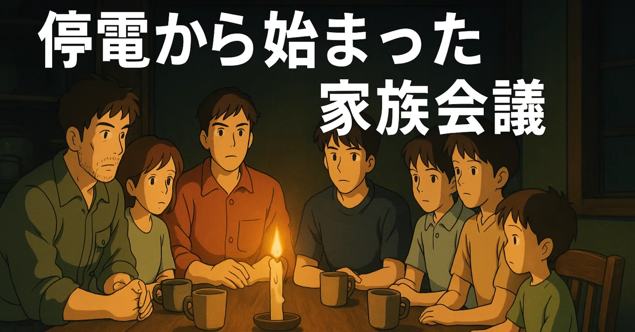 Serial Novel [Family Meetings That Started with a Power Outage] Episode ...