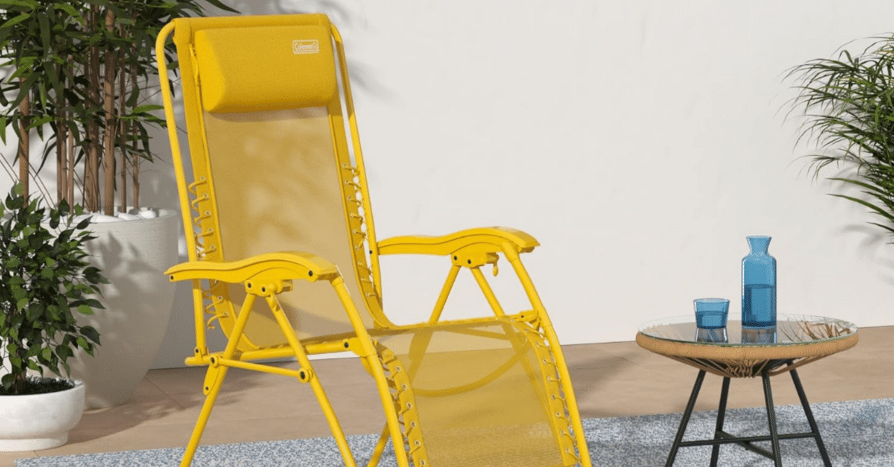 Coleman コールマン イエロー 折りたたみ インフィニティチェア チェア