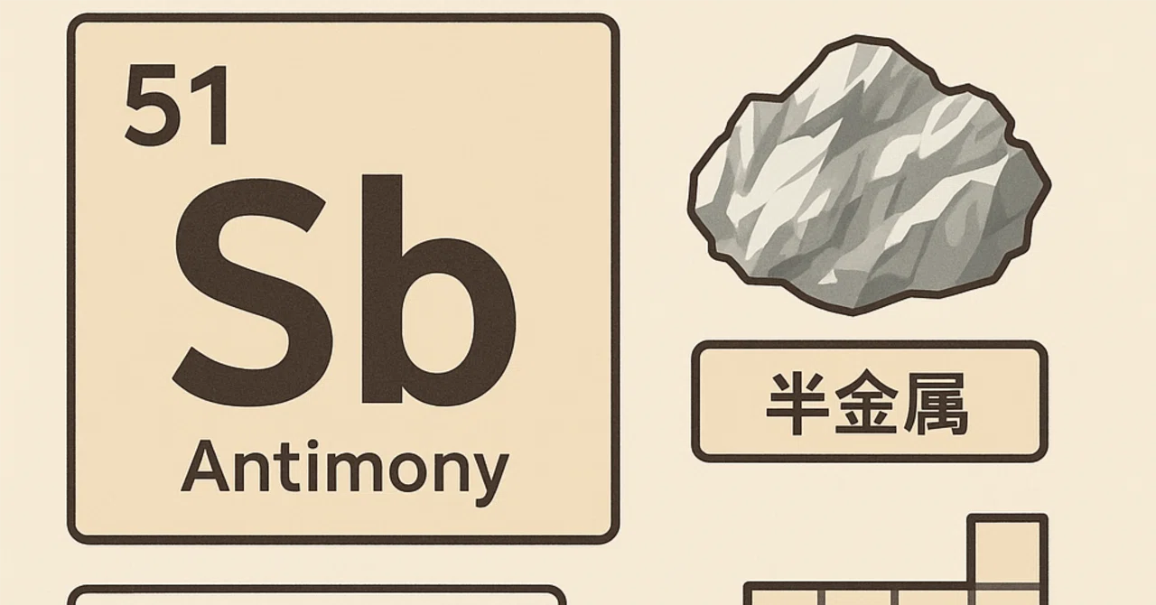 アンチモンの元素記号はなぜSb？｜Gelate（ジェレイト）
