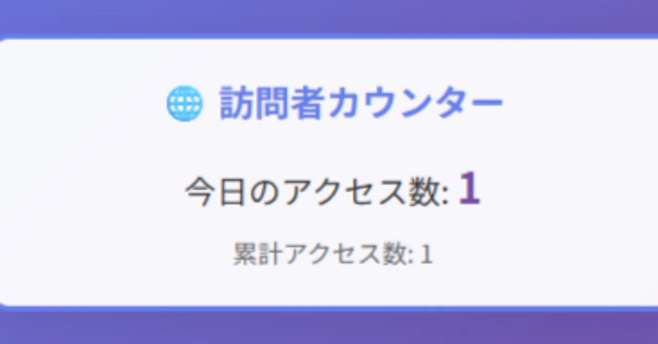 [Memo] Create a Retro Visitor Counter with Google Sites × Sheets｜shogaku