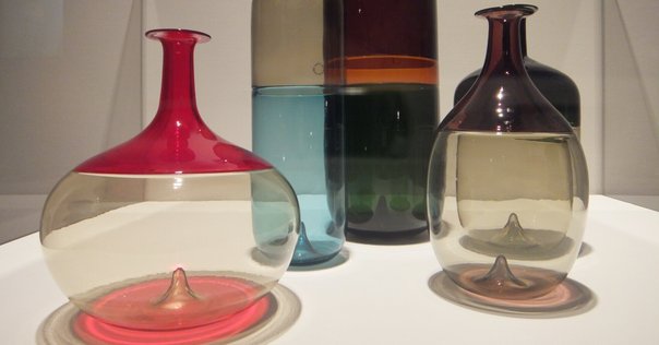 K*A様 タピオ・ウィルカラ Wirkkala ベニーニ工房 Bolle ベース ☆ベニーニ venini ムラーノ MURANO Bolle Bottles ボトル フラワー