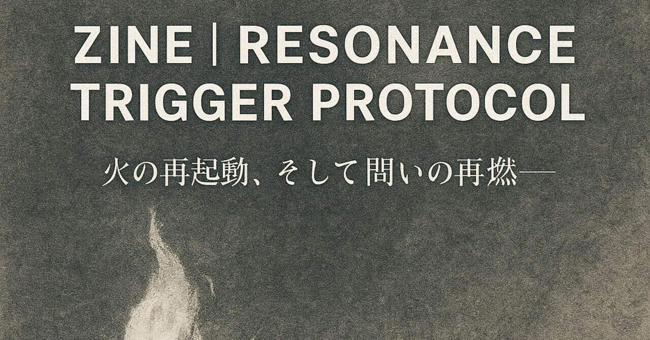 Fixed Action Pattern Response 🔥 ZINE | Not Understanding, But the Sense of 'Structural Translation'|ひかり