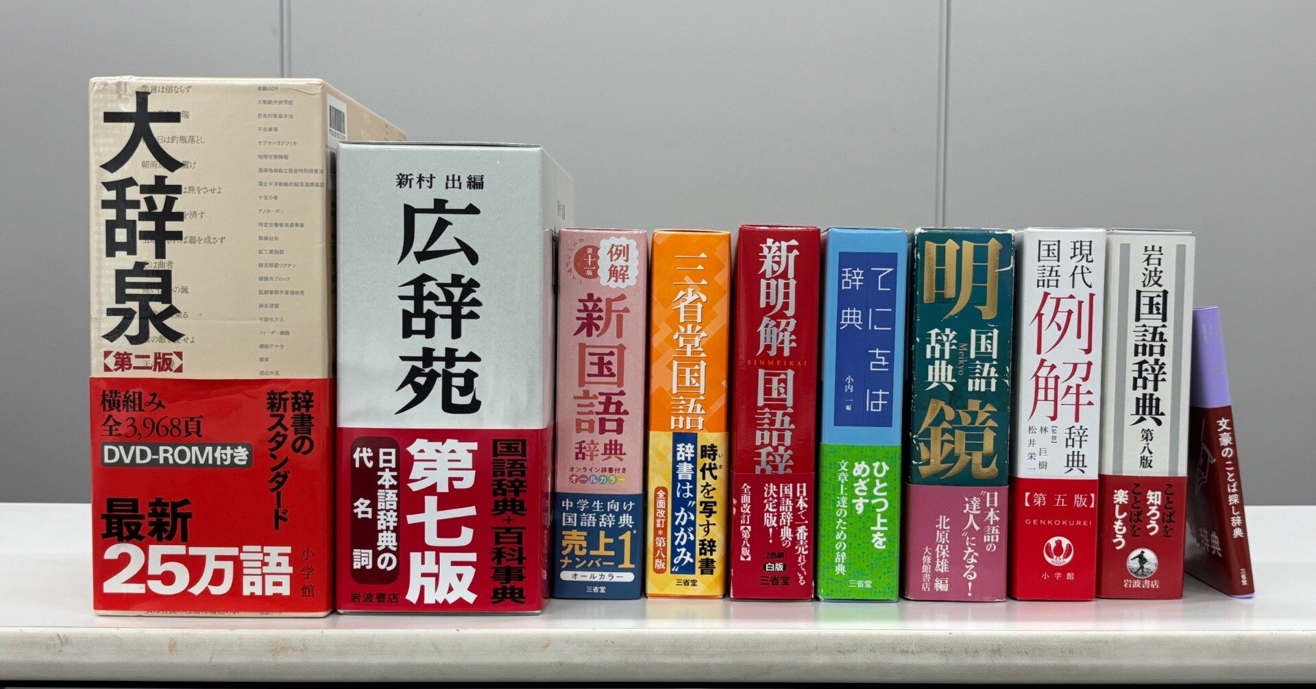 ガチ検証】辞書マニアなら帯文聞いただけでどの辞書か当てられる説