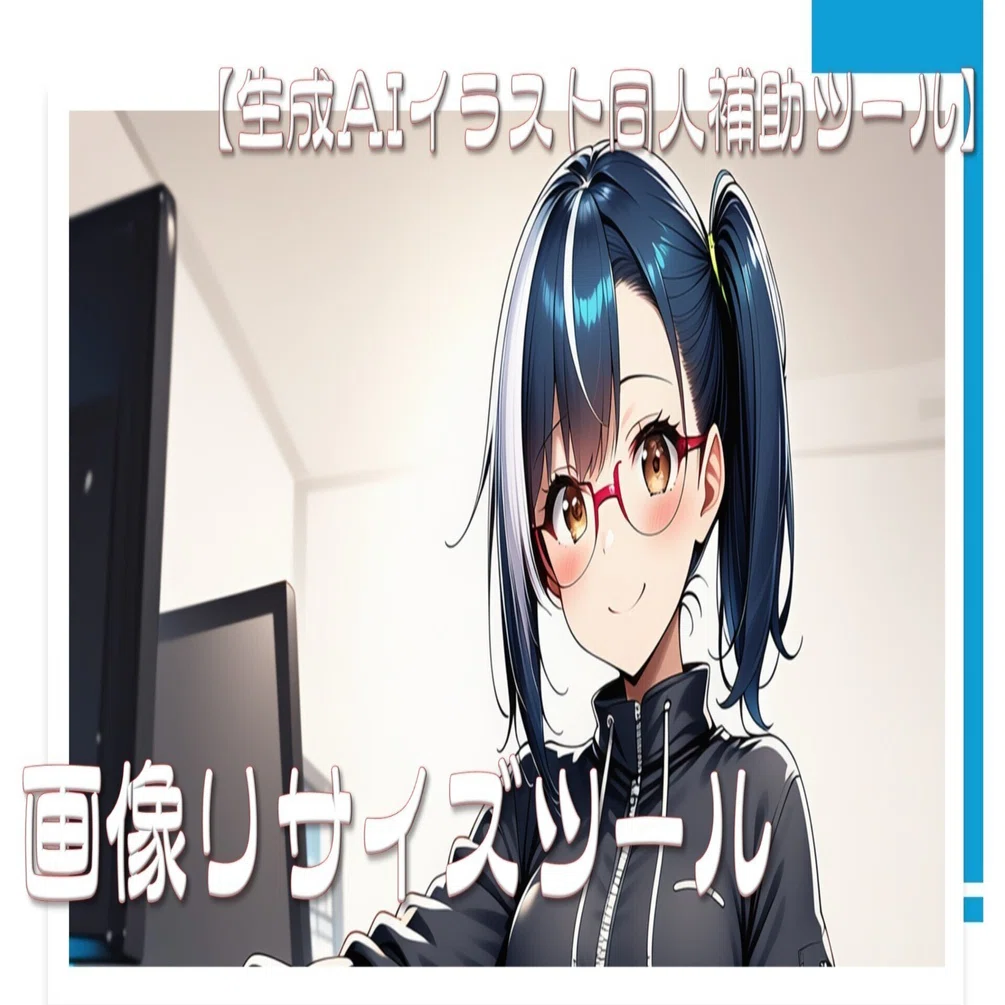 生成AIイラスト同人補助ツール】画像リサイズツール｜くなとも@フリー