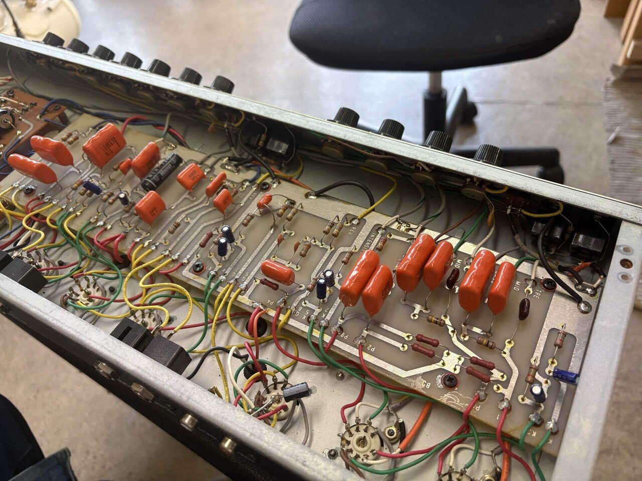 激レア　グヤトーンプロトモデルmod guyatone amp〜機材の中が気になって…｜small_little