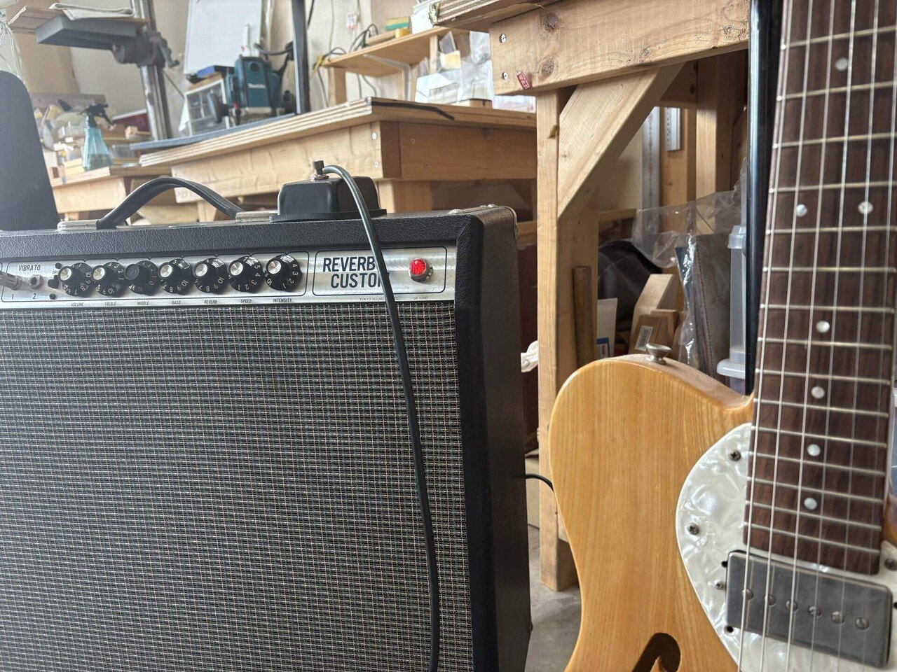 激レア　グヤトーンプロトモデルmod guyatone amp〜機材の中が気になって…｜small_little