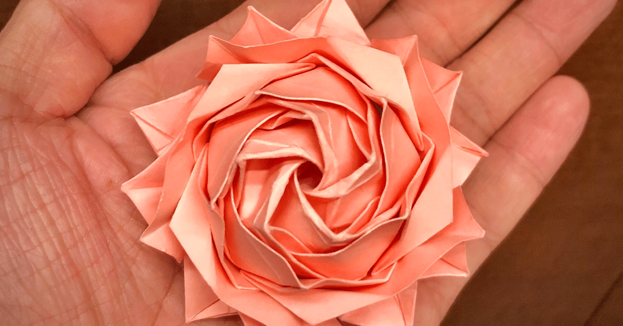 佐藤ローズ、待望の新作！ 〜「Origami」という品種のバラを折り紙で