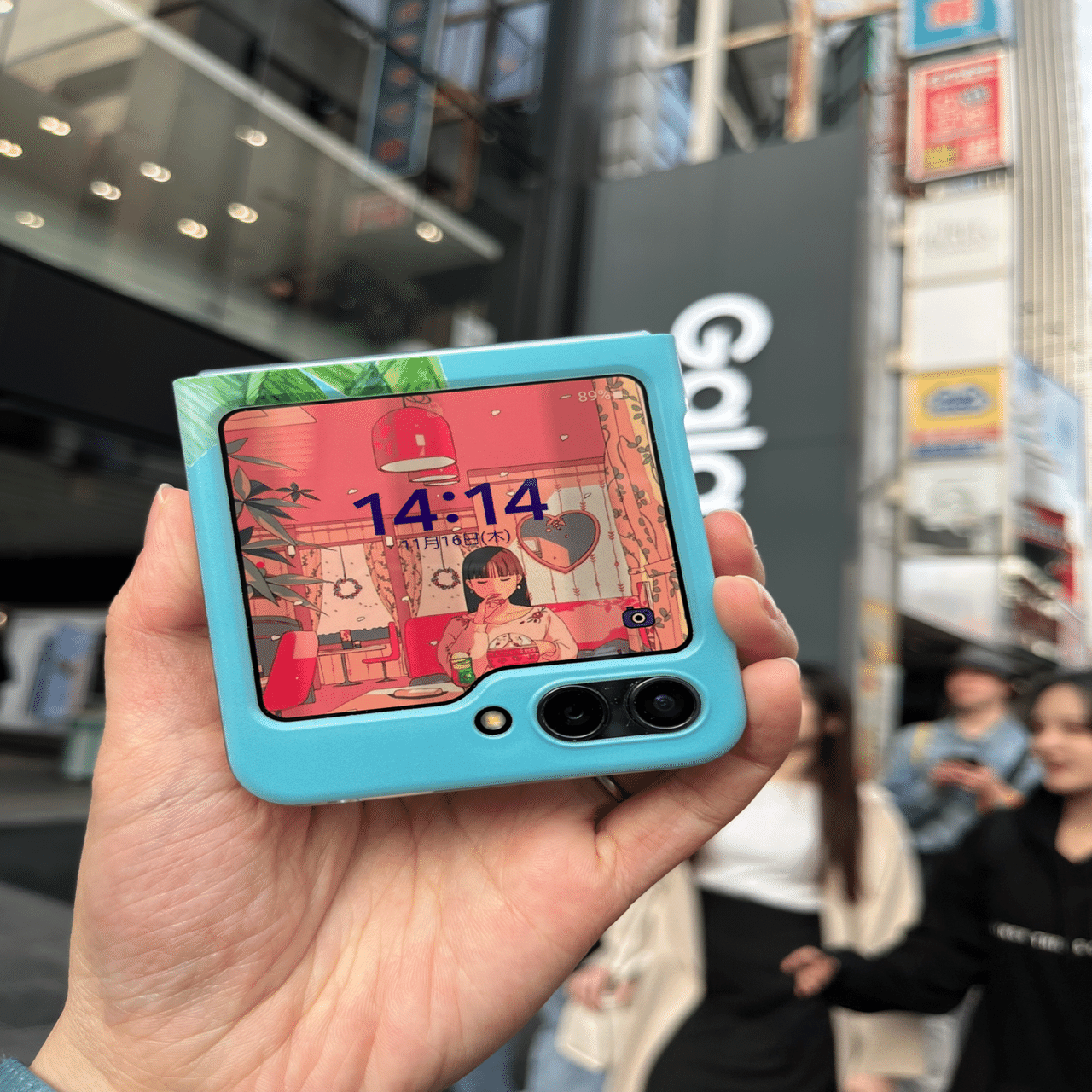 Galaxy Harajukuで最新の折りたたみスマホを見てきた｜かやま