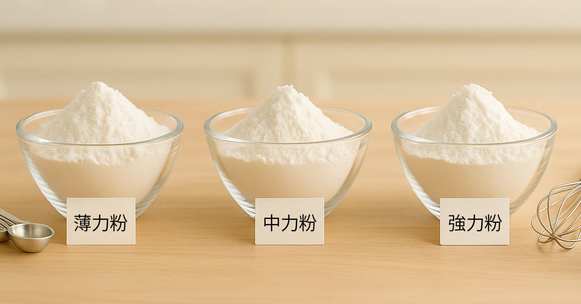 強力粉 薄力粉 違い