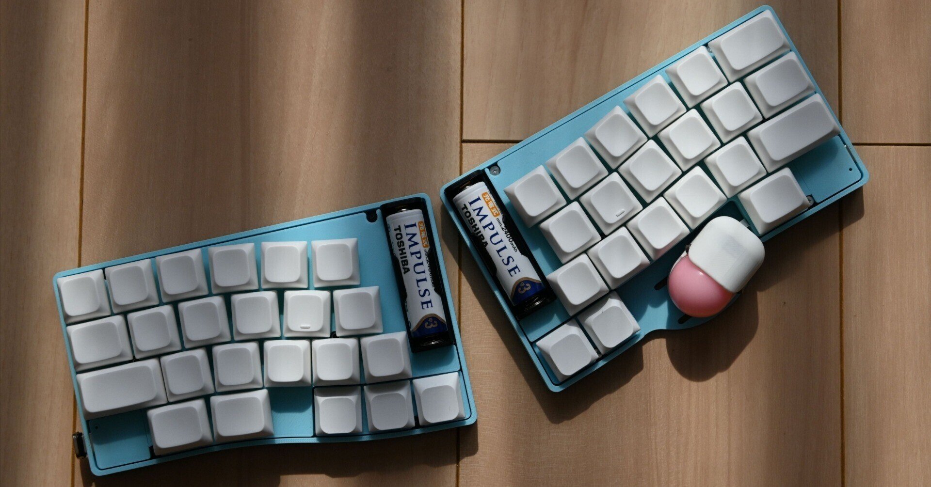 分割トラボで乾電池駆動でGrinなキーボードSoa44を作った話|ごはんだ 分割トラボで乾電池駆動でGrinなキーボードSoa44を作った話|ごはんだ