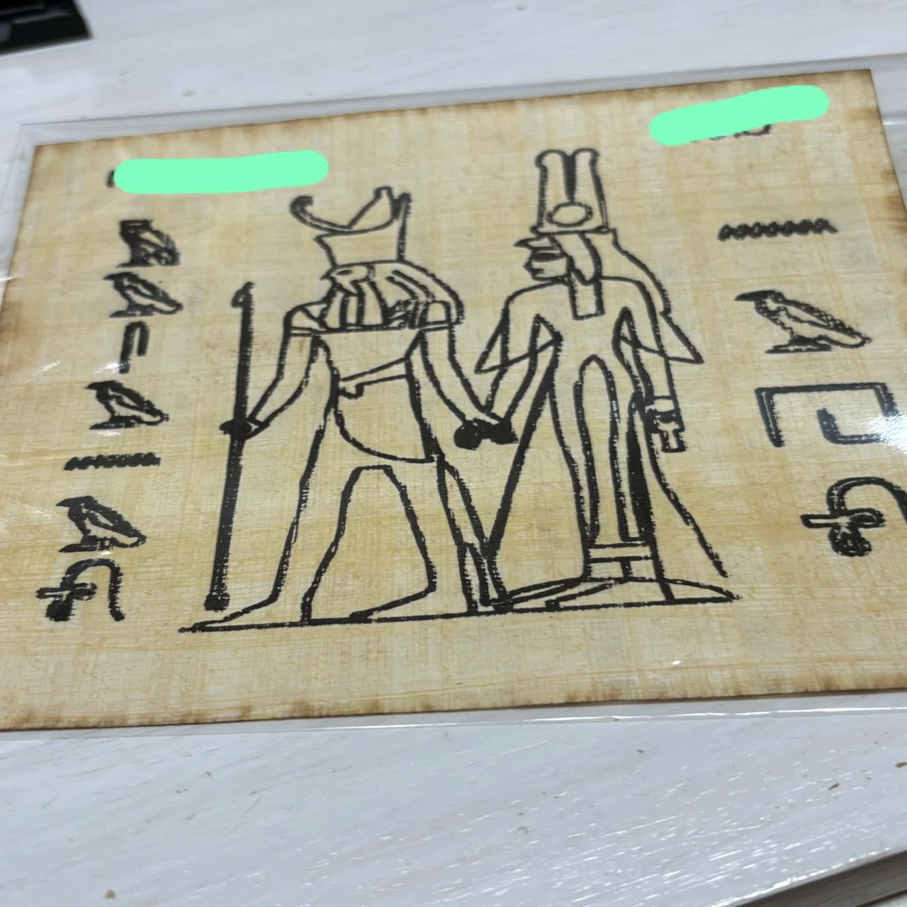 装飾フレーム　プリント絵 カットクロスで装飾アートフレーム(額縁)｜【DIY】｜十文字かかし