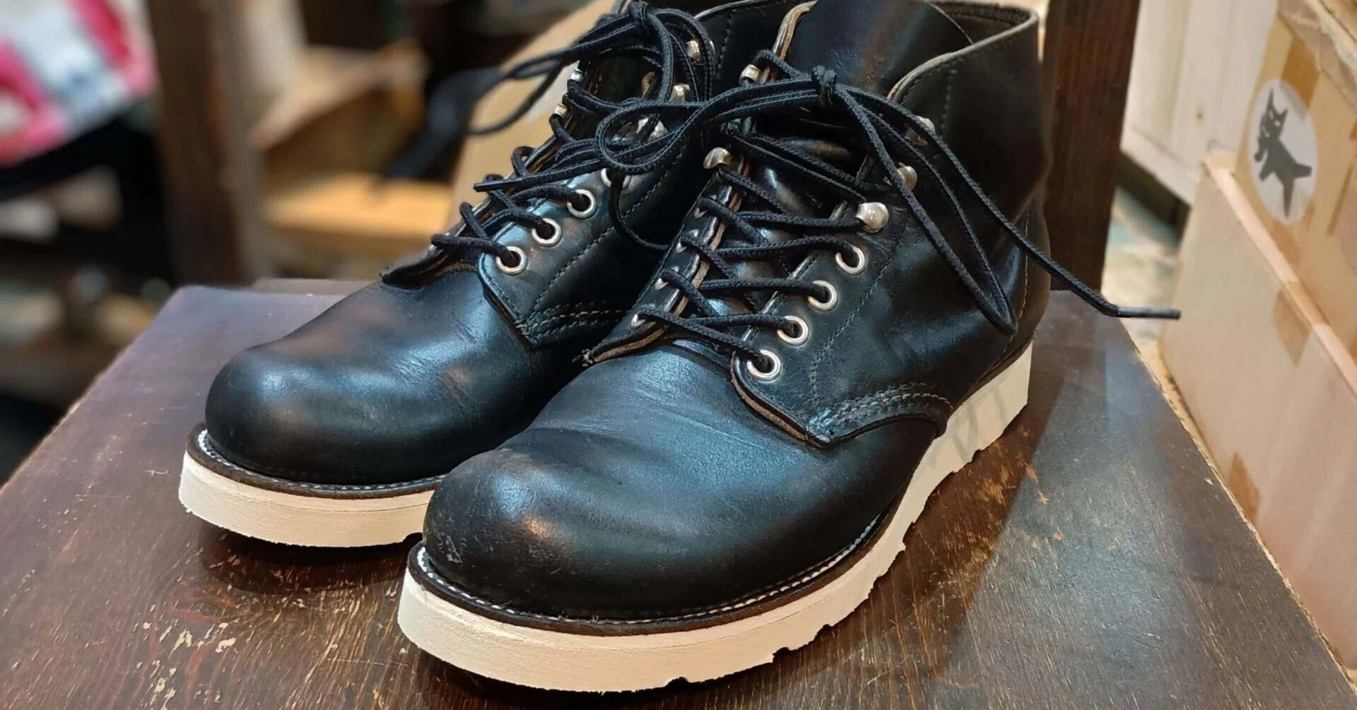 Resole/ソールカスタム】Red Wing#8165+vibram#4014｜CREA Repair