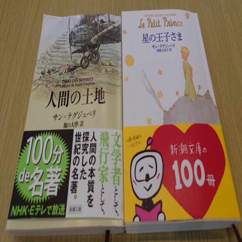 サン＝テグジュペリの作品を読みました｜けんいち