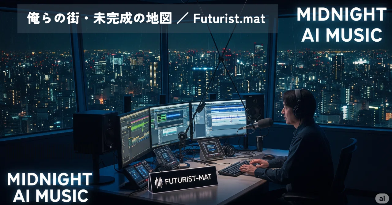 Midnight AI Music #5 Our Town + Unfinished Map / Futurist-Mat｜AI解説&制作実験 ...