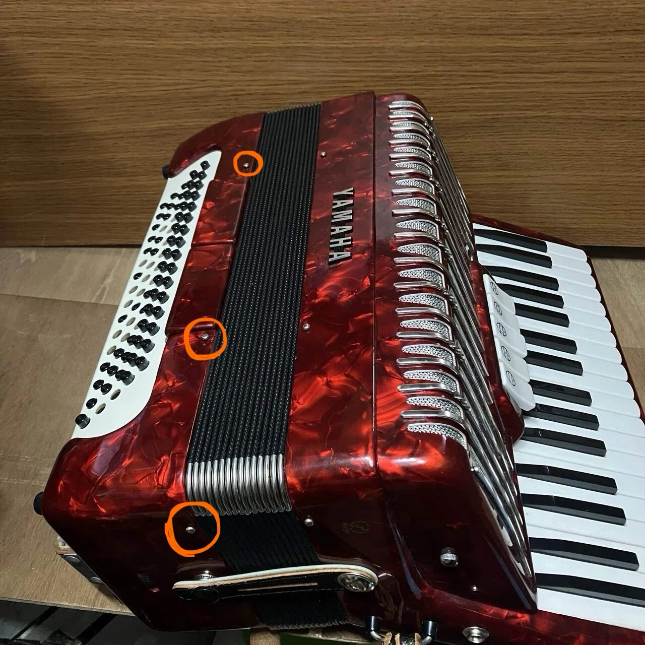 アコーディオン YAMAHA 動作確認済み 32鍵盤 使用感の少ない美品