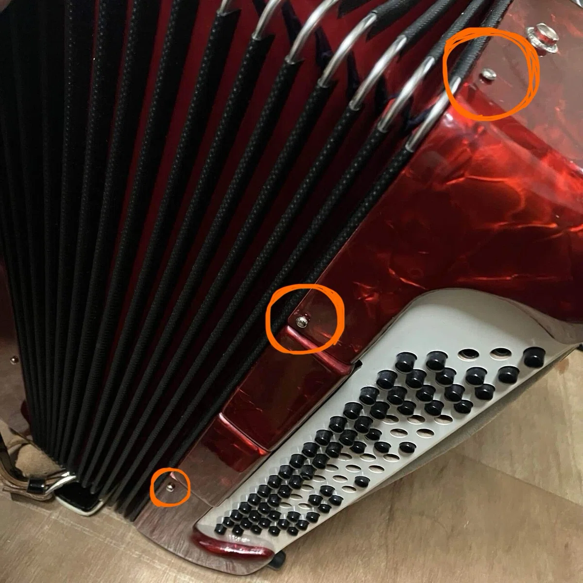 ♦︎ ［音出し確認済・ジャバラ破れなし］YAMAHA アコーディオン