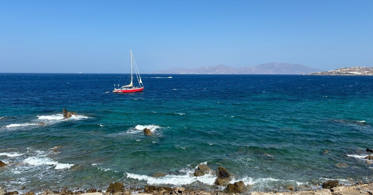 ギリシャの海でバカンス🇬🇷②ミコノス島で何もしない日｜にゃほ