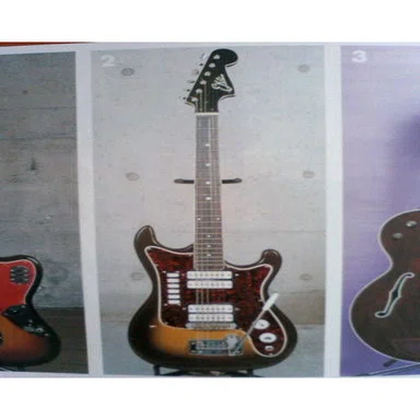 EKO Model395 エレキギター フルアコ ヴァイオリンギター　ビザール EKO Model395 violin electric guitar 1960's｜backyardguitars_b.j