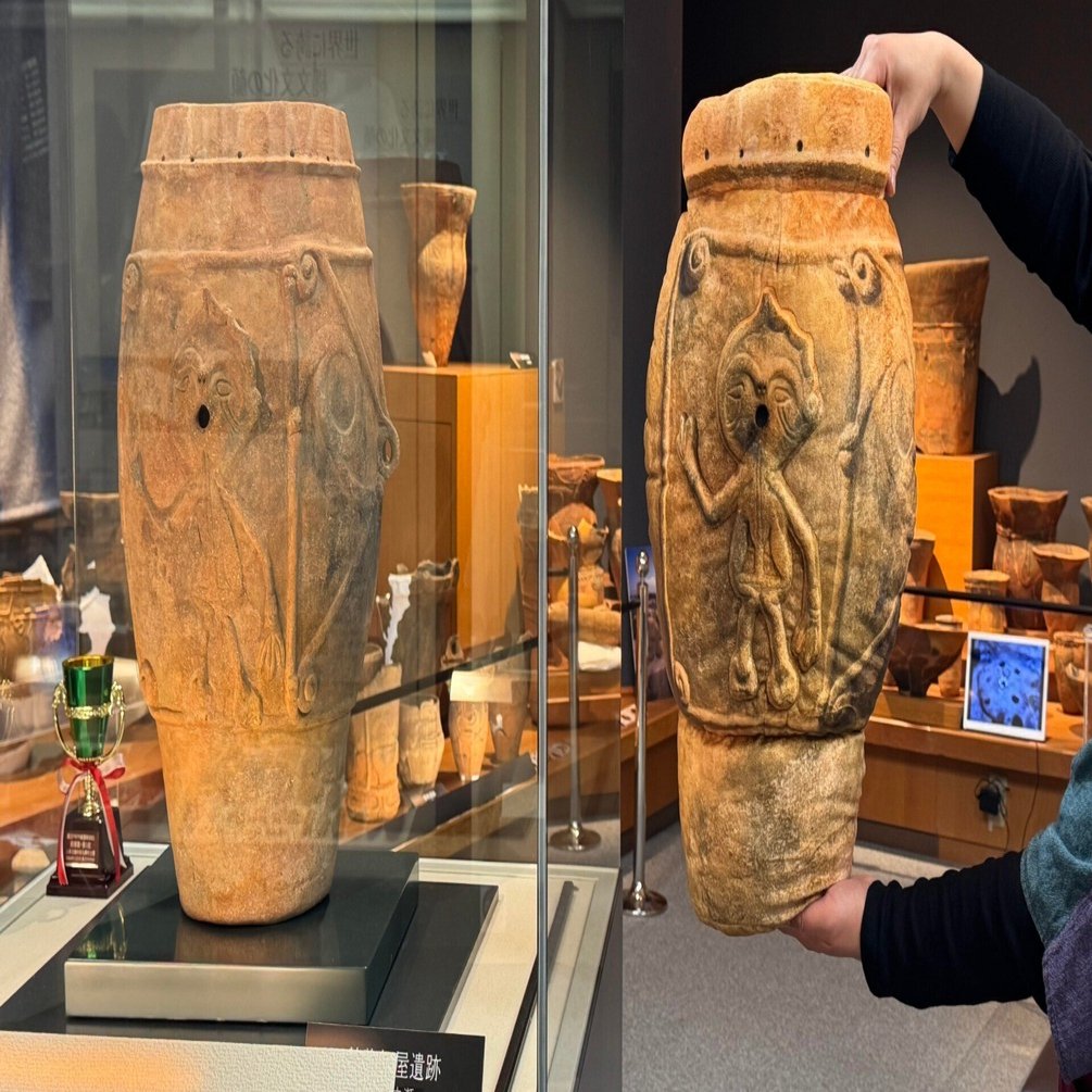 縄文式土器の本物です。 縄文式土器、本物です。 縄文時代 壺形土器（10000–300 BCE） | 入蘆花