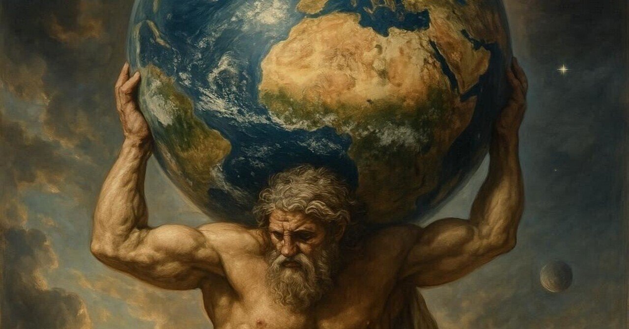 ギリシャ神話は死んでいない(6/20)アトラス──重荷を背負う人類の姿