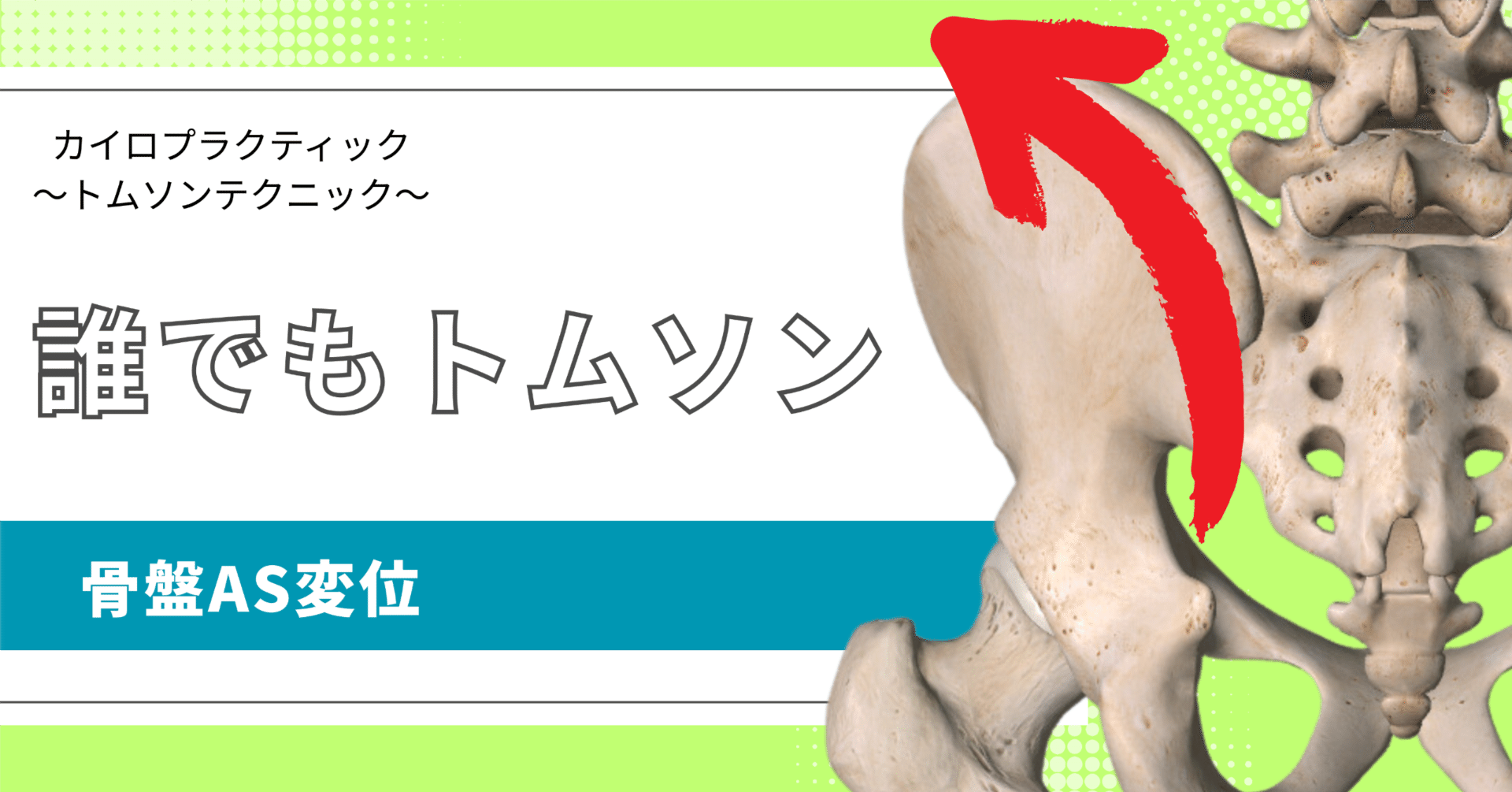 カイロプラクティック/トムソンテクニック「骨盤AS変位」｜Doctor of