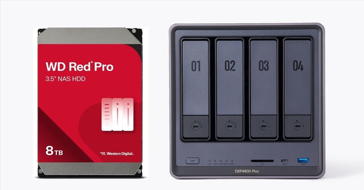 UGREEN NASyne DXP2800と8TB WD Red Plusセット UGREEN NASyne DXP2800と8TB WD Red Plusセット UGREEN NASyne