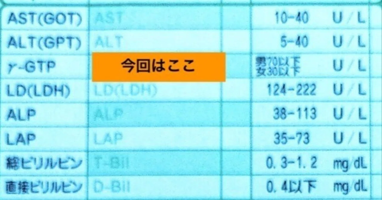 血液 検査 γ gtp