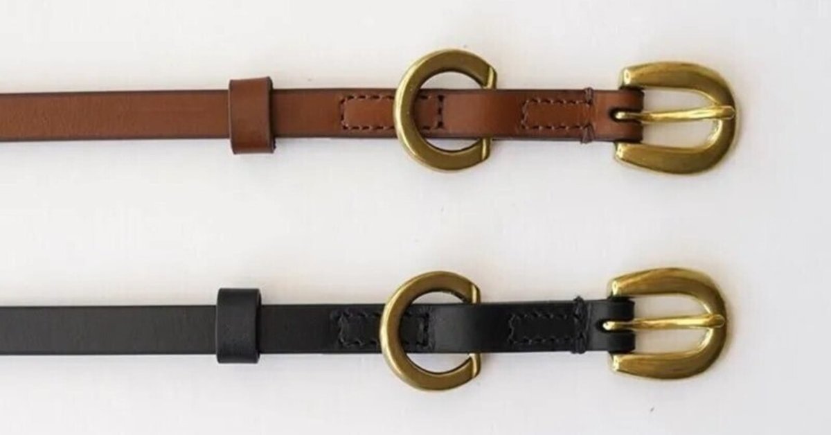 AURALEE / LEATHER NARROW BELT オーラリー　ベルト 129 AURALEE Leather Narrow Belt | Silver Magazine