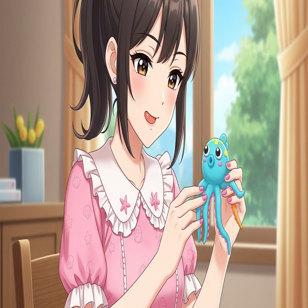 最終兵器!?…力作、海の生き物オブジェ完成す!! #せりふ三題噺
