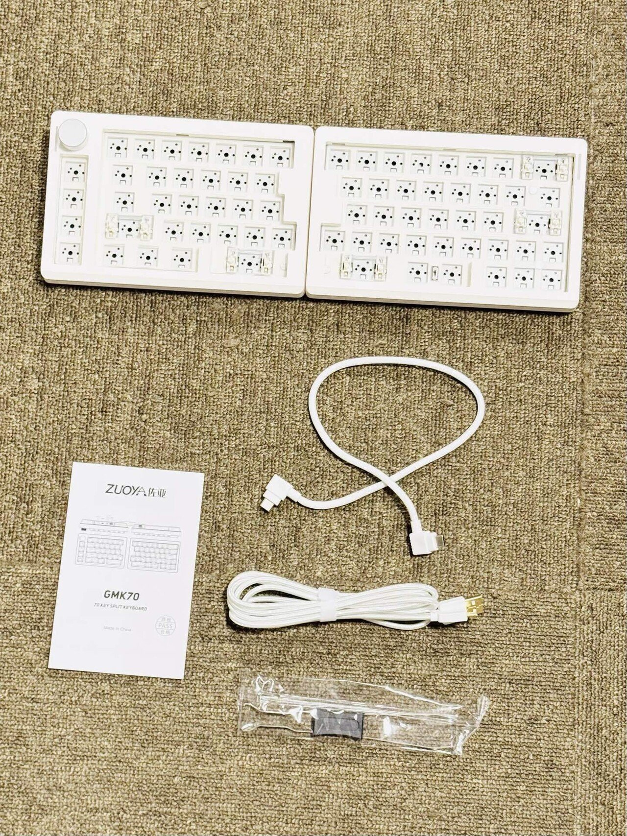 ZOUYA GMK70 分割キーボードを買ってみた。｜ぐるね