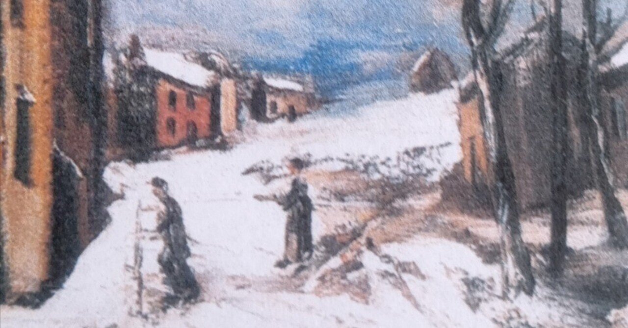 モーリス・ド・ヴラマンク「雪景色」1955年　銅版画(ポショワール) モーリス・ド・ヴラマンク「雪景色」1955年 銅版画(ポショワール