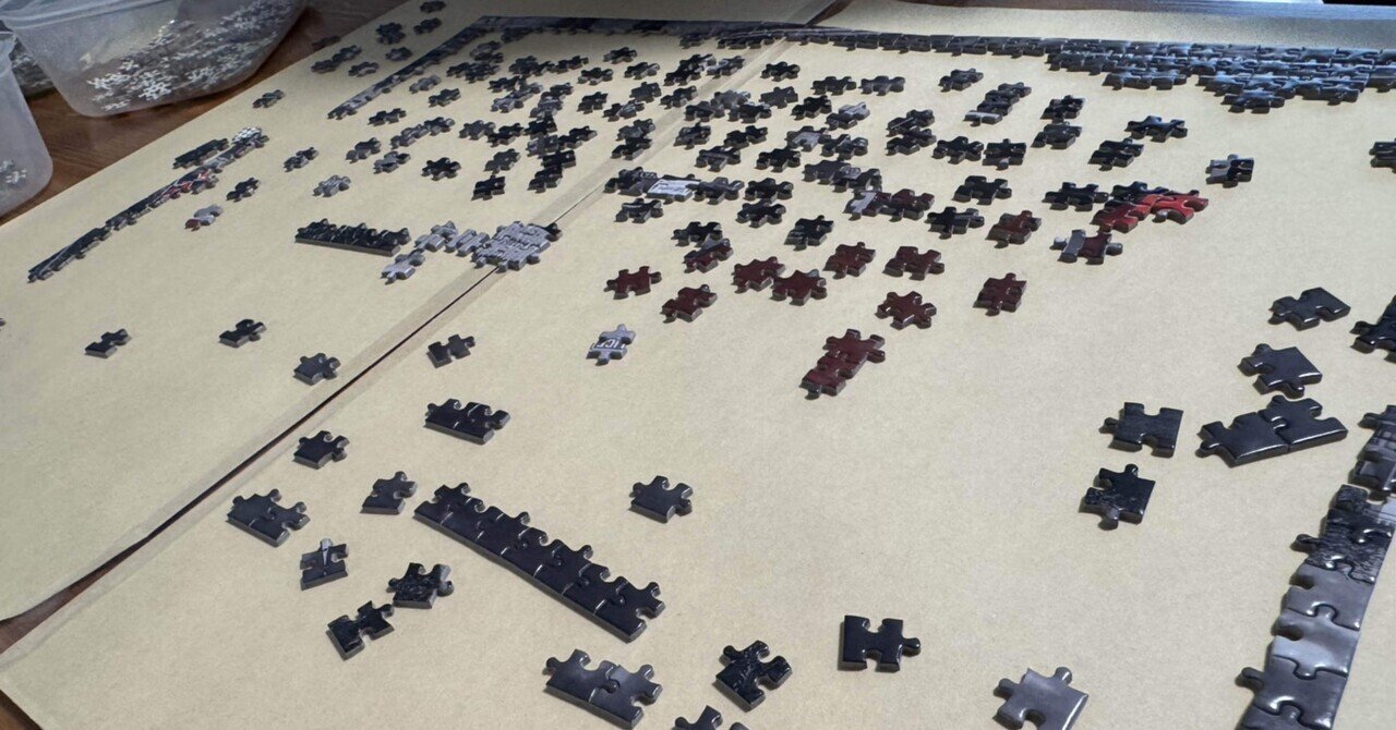 1000ピースパズル、完成まで⚪︎⚪︎時間！？｜定時商社boy｜3ヶ月育休中