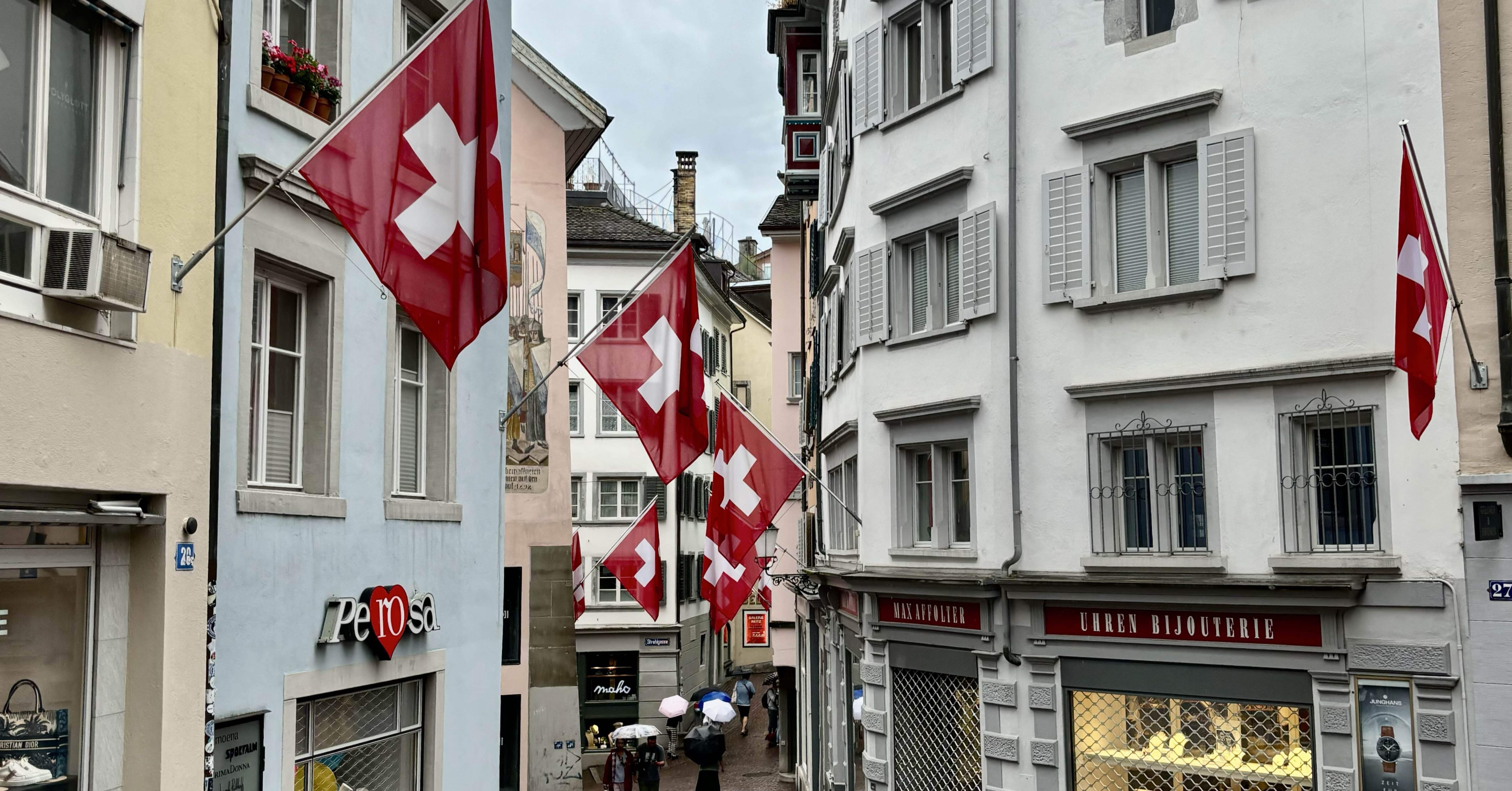 スイス①】可愛い街チューリッヒから、高級リゾート地サンモリッツへ