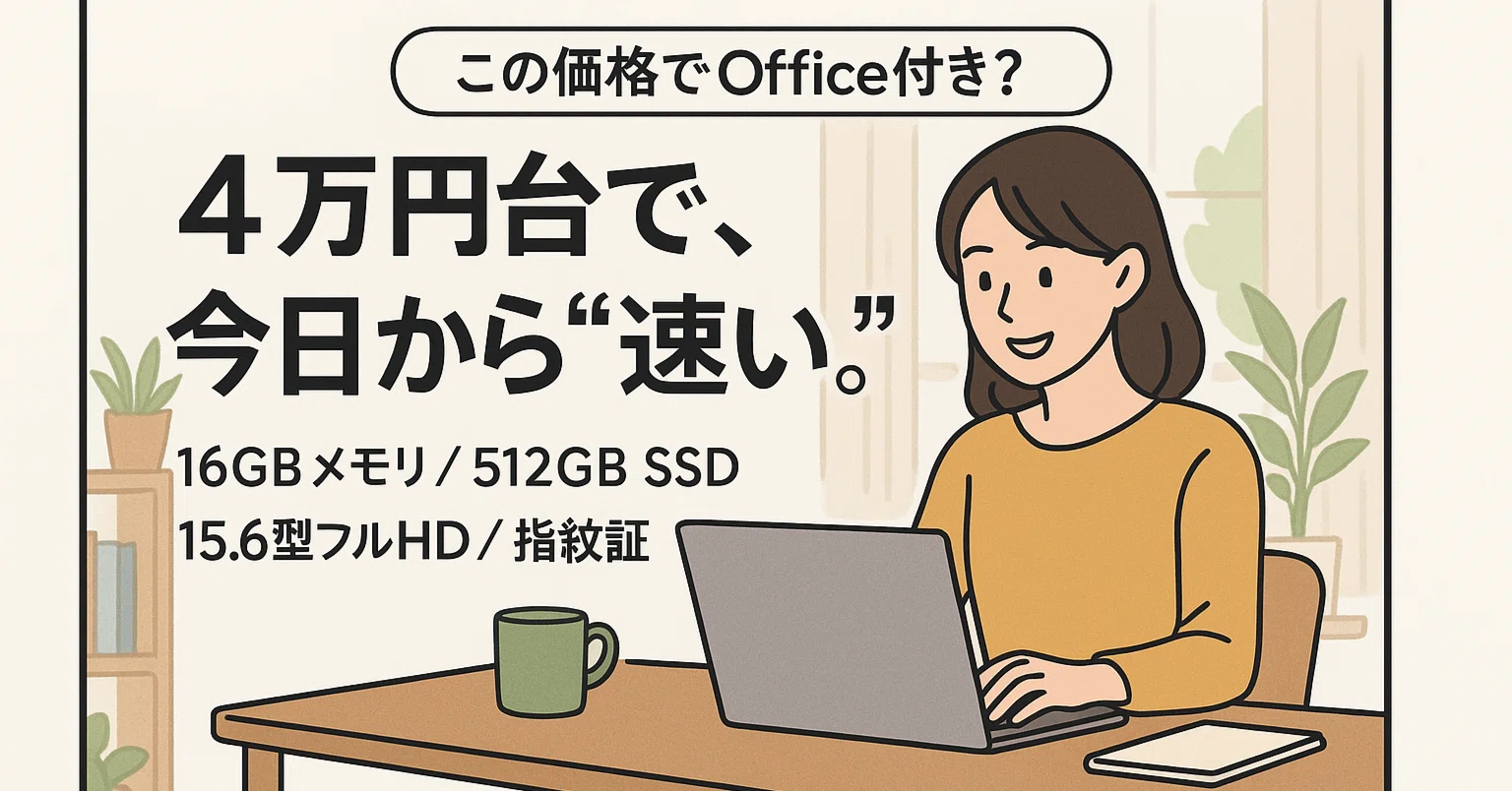 え、この価格でOfficeも付いてるの？」私がBiTECOOL HaloBook (N5095