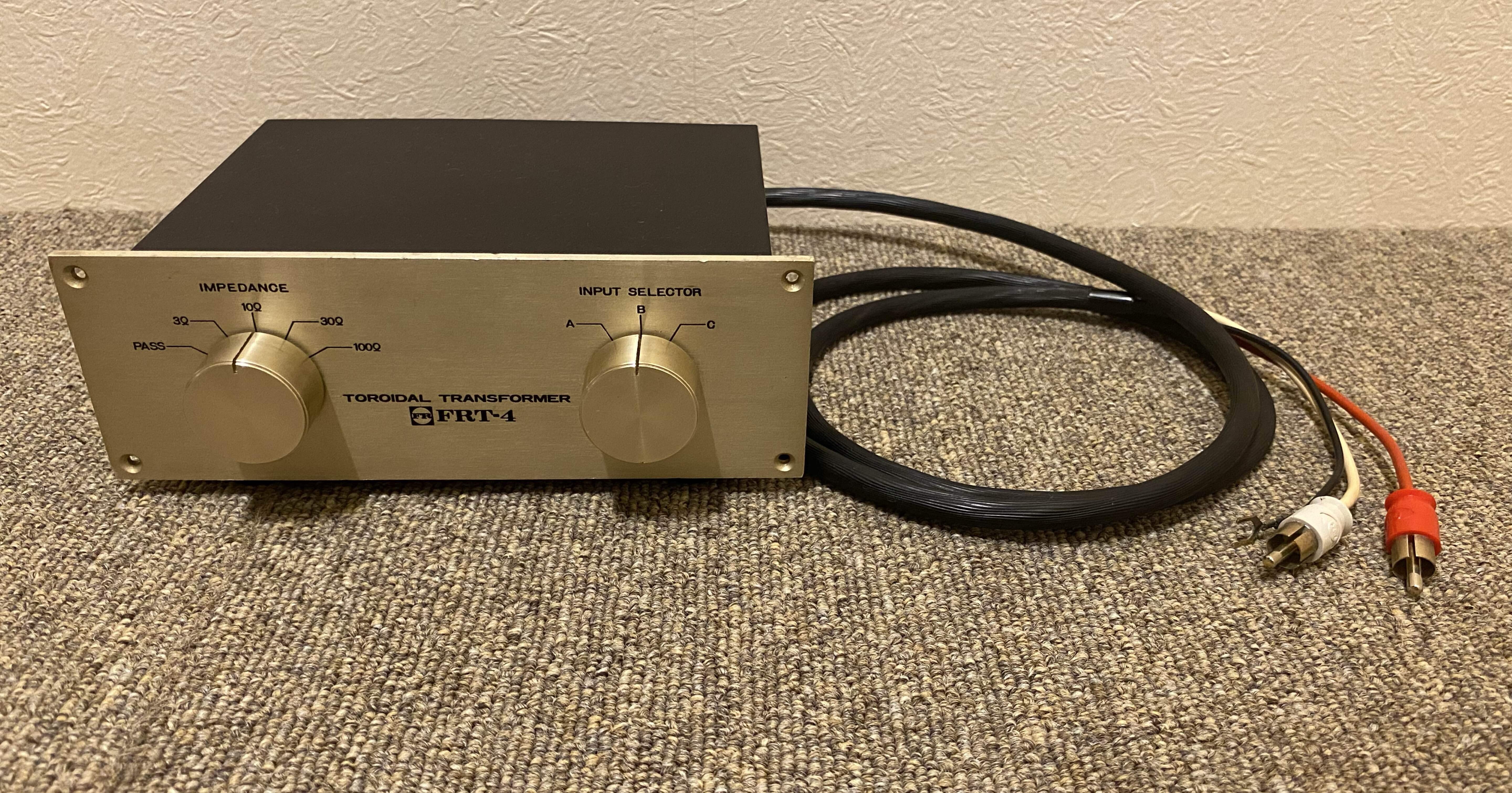 上品で精度の高い造りが魅力！Fidelity-ResearchのMC昇圧トランス FRT