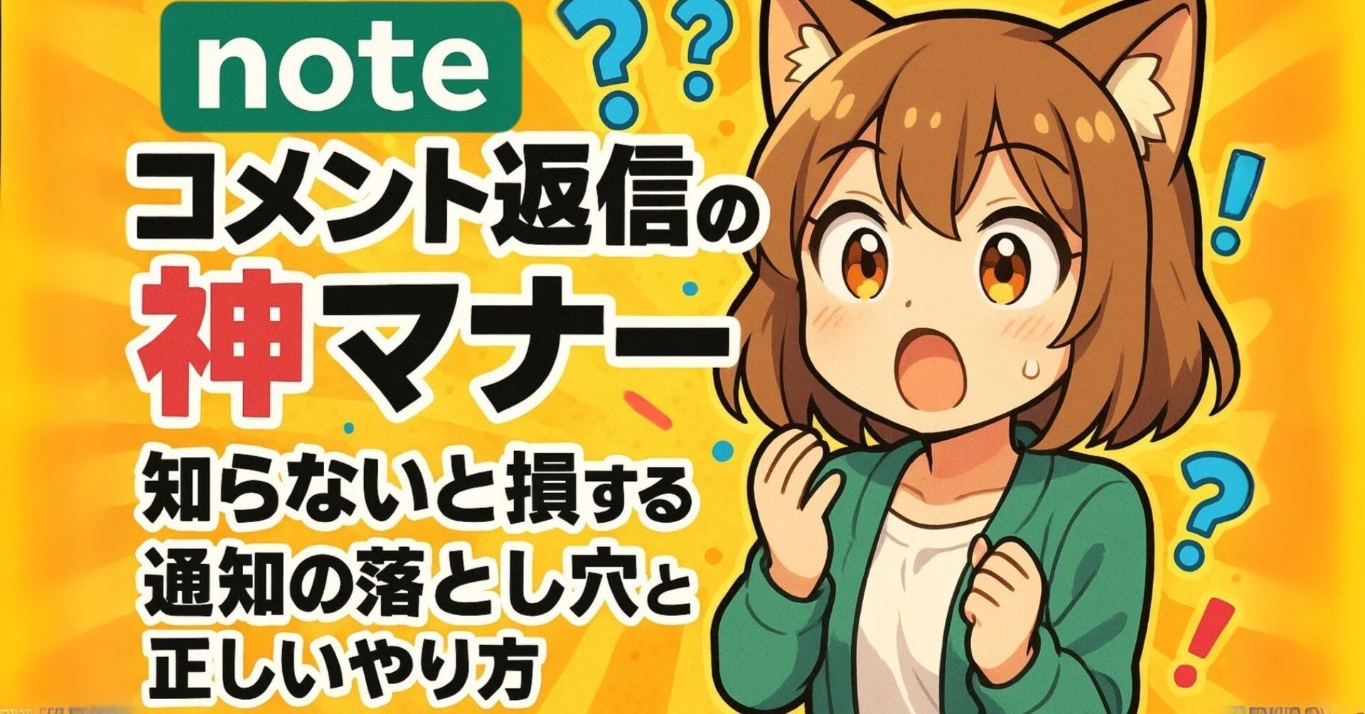 noteコメント返信の神マナー｜知らないと損する通知の落とし穴と正しい