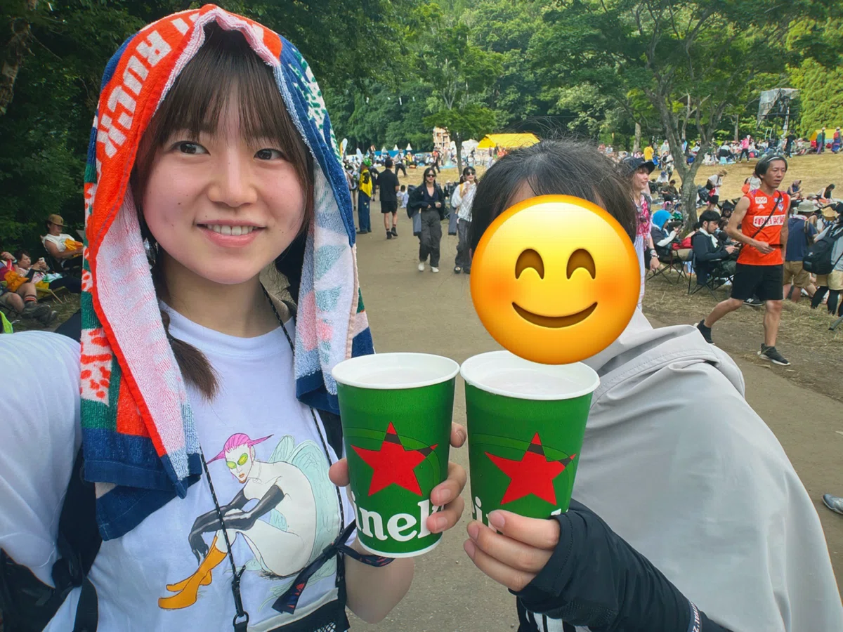 フジロック中の写真