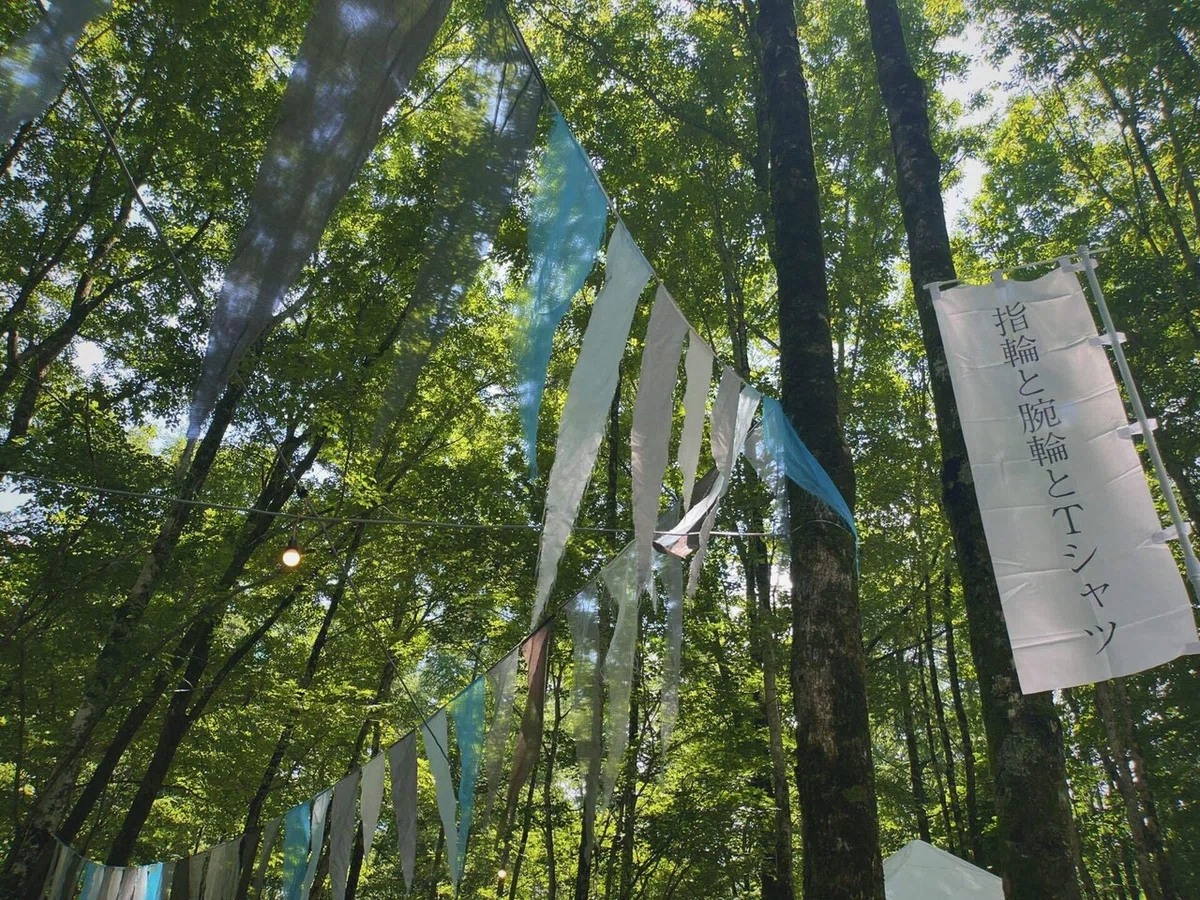 フジロックの森の中の写真