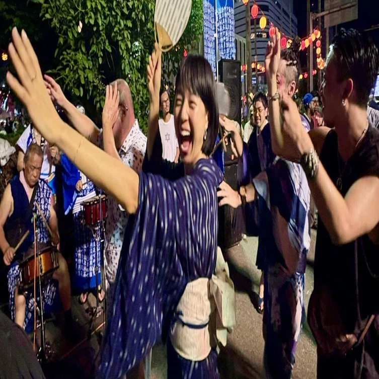 IKI LUCAとの4年目の阿波踊り 202508｜Tomoko Ogura｜小倉知子