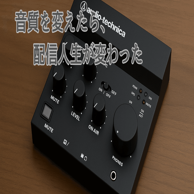 2025年版】DTM・ゲーム配信におすすめのUSBオーディオミキサー｜AT