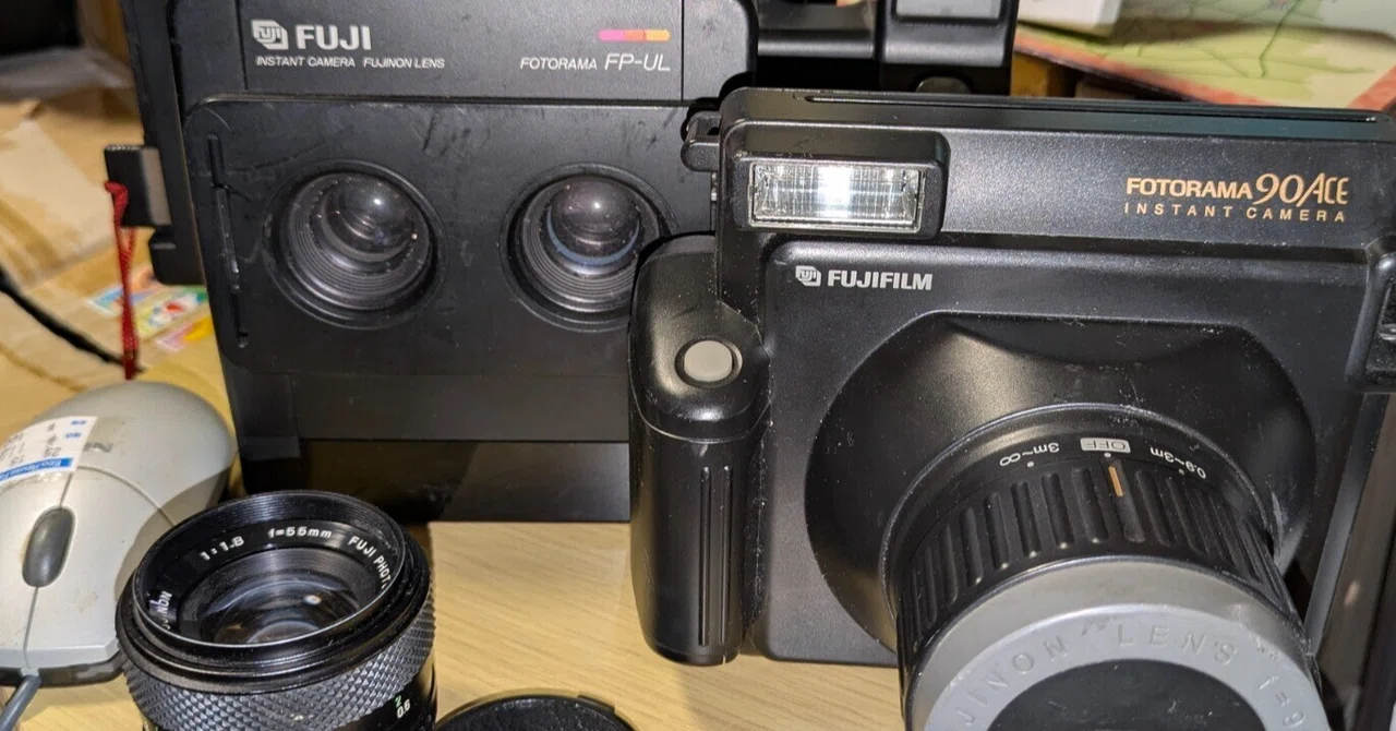FUJI FOTORAMA FP-14 インスタントカメラ 040192☆FUJIFILM/富士
